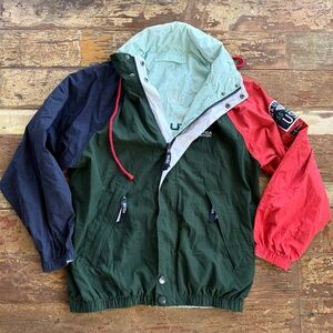 Vintage 90s Nautica Competition J-Class Sailing Colorblock Windbreaker - Small